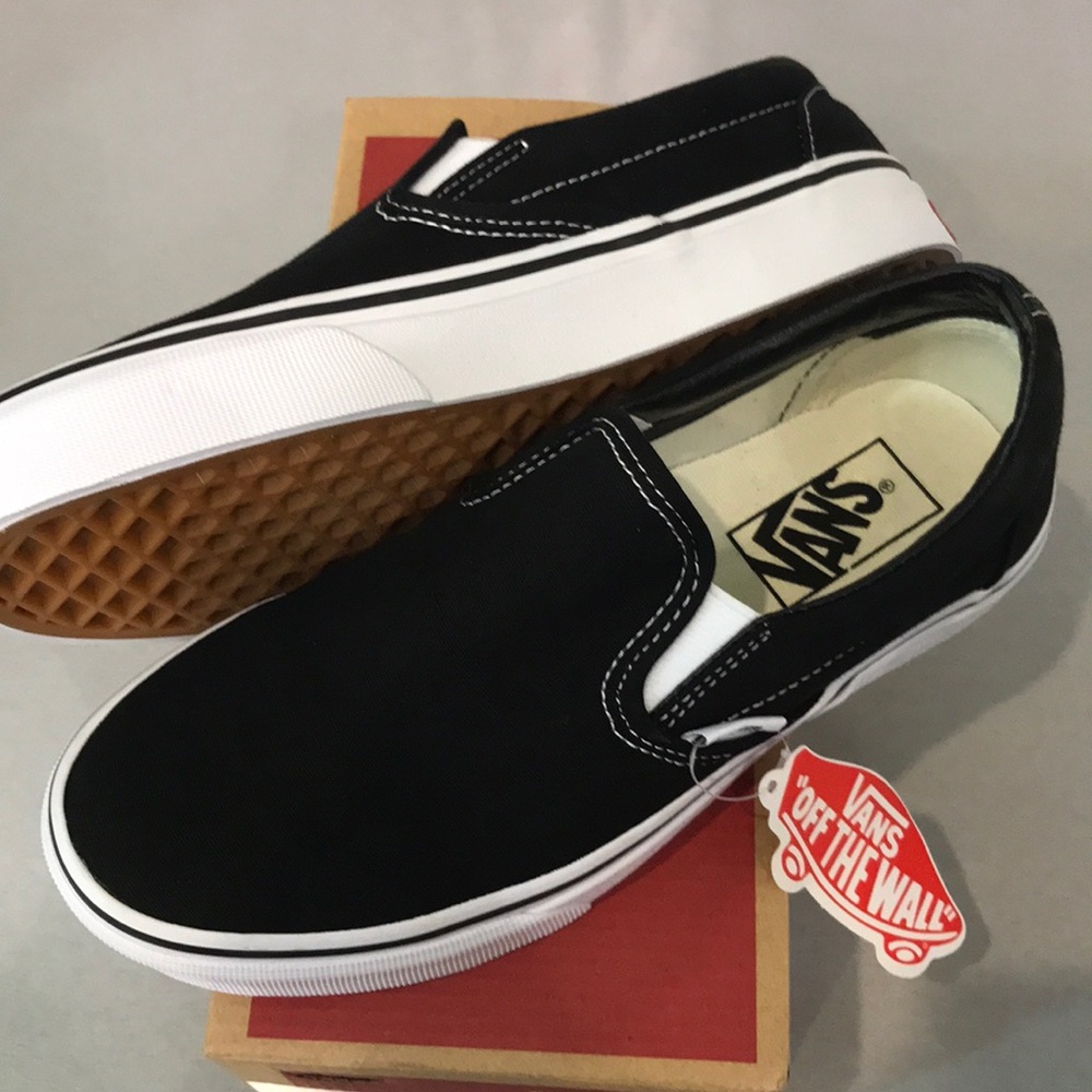 vans - slip on black - BRAND NEW
